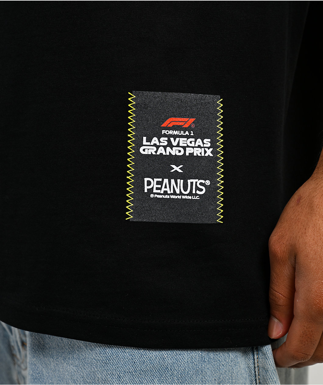 Formula 1 x Peanuts Podium Black T-Shirt