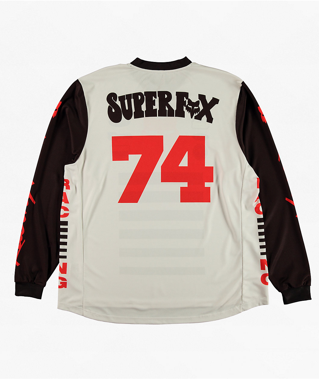 Fox Super Trick 180 Cream Long Sleeve Jersey