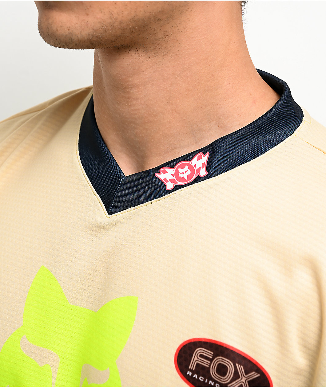 Fox Super Trick 180 Yellow Long Sleeve Jersey