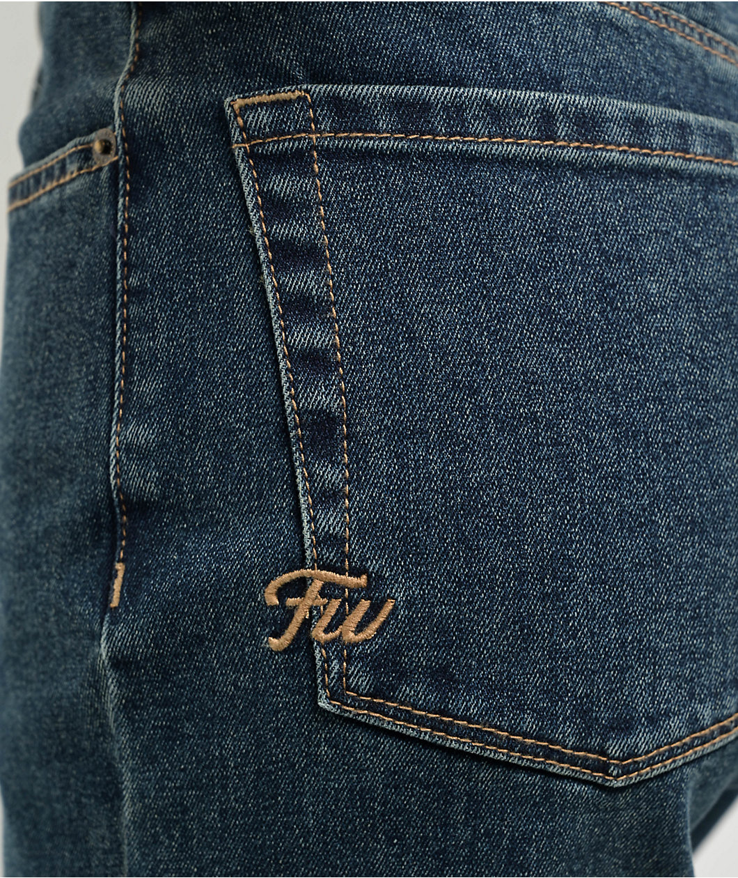 Freeworld Beach Straight Leg Blue Denim Jeans