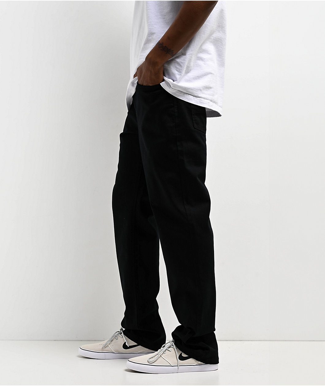 Freeworld Black Denim Straight Fit Jeans