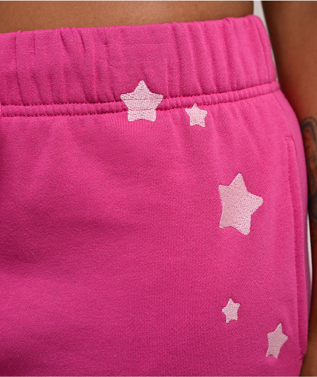 Freeworld Issa Star Pink Relaxed Sweatpants
