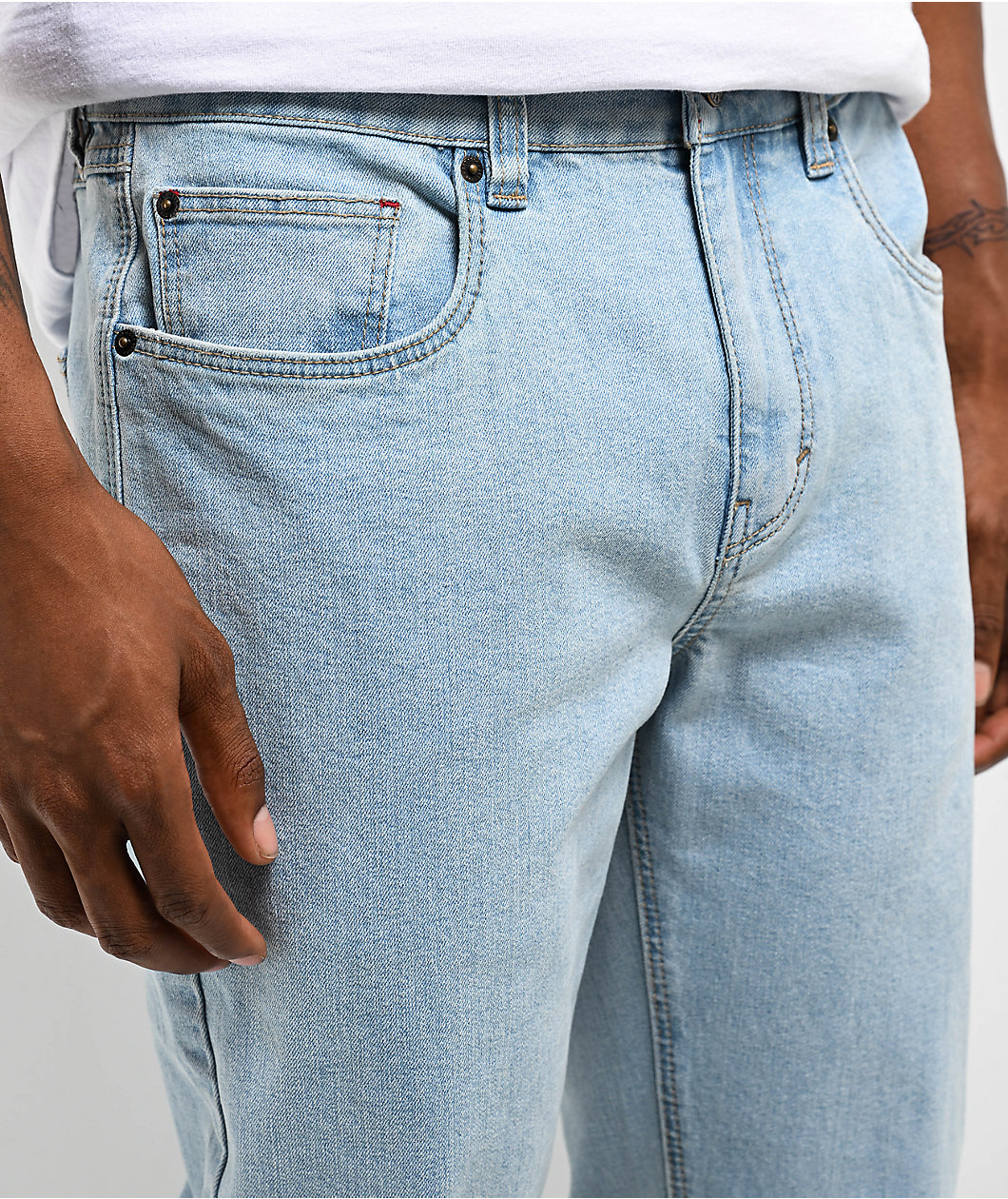 Freeworld Light Blue Denim Skinny Fit Jeans