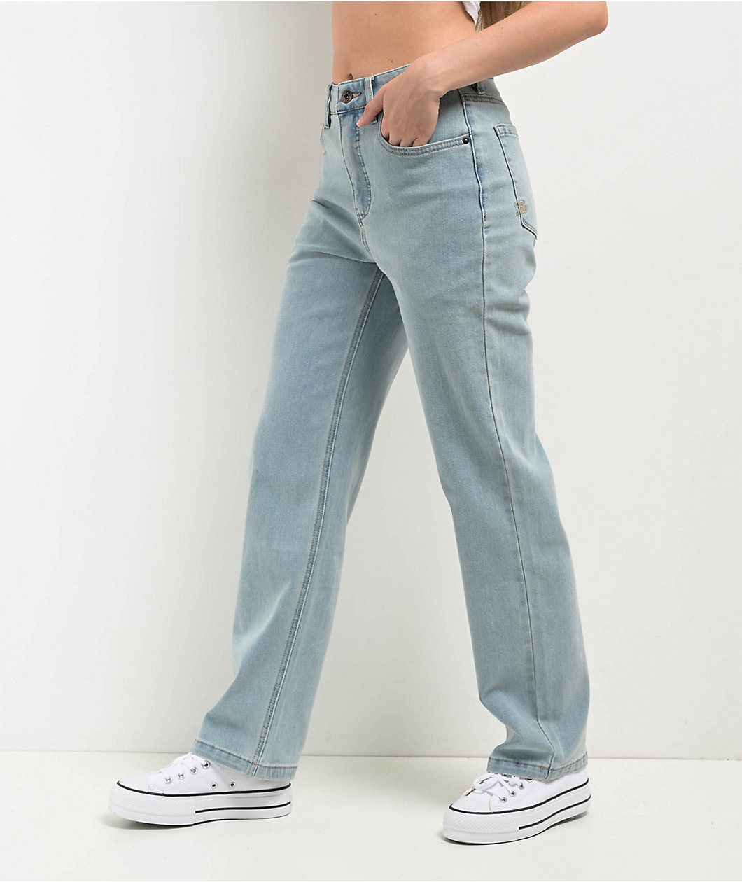 Freeworld Shore Blue Straight Leg Jeans