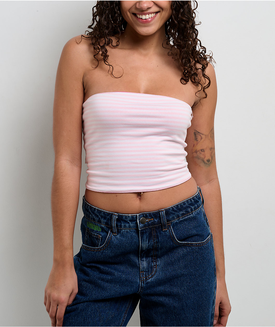 Freeworld Skylar Pink Reversible Tube Top