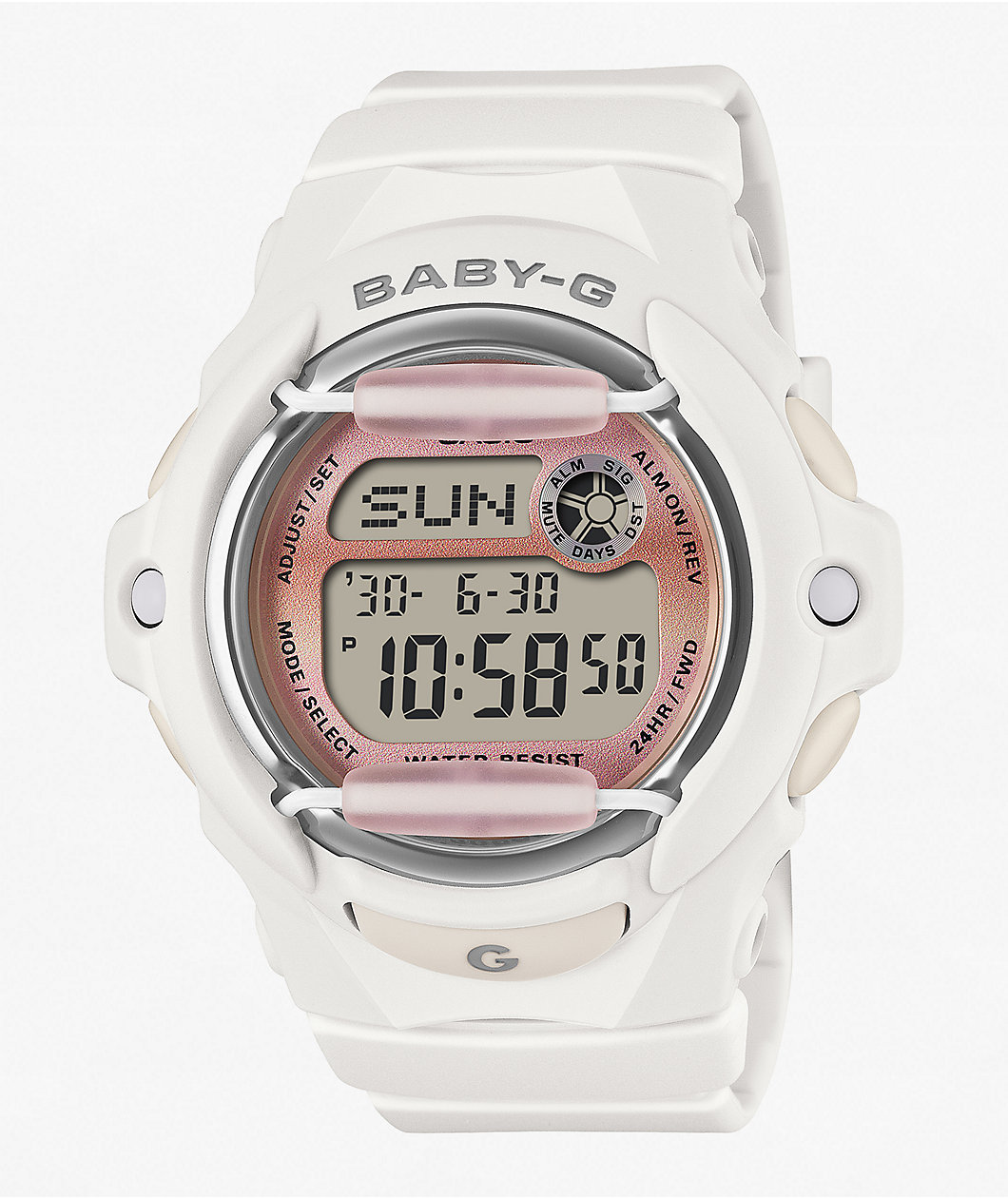 G-Shock Baby-G BG169GD-7 White & Pink Digital Watch