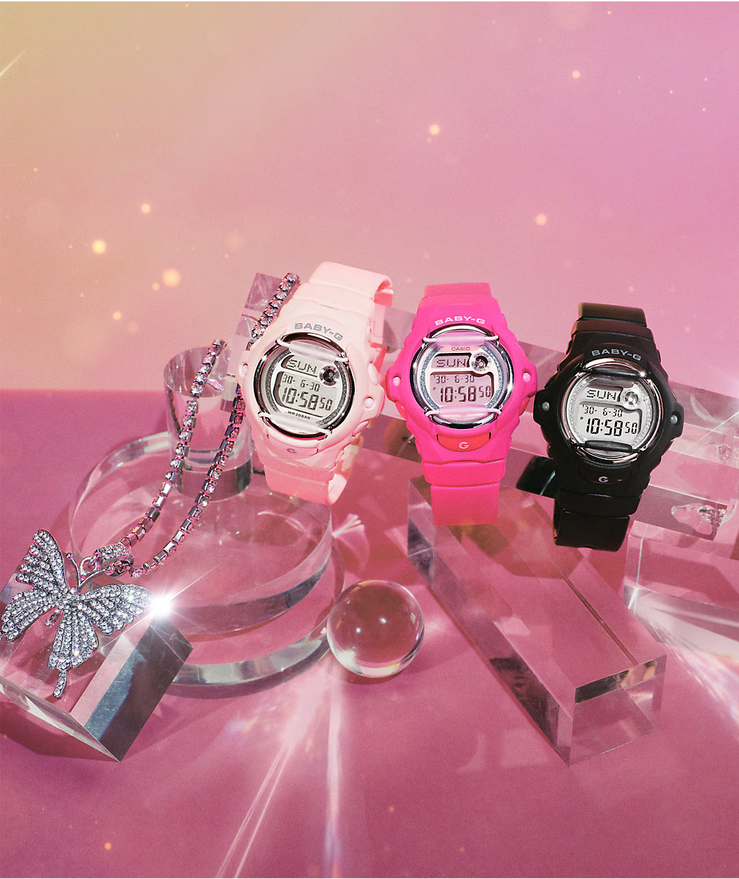 G-Shock Baby-G BG169KB-4B1 Hot Pink Digital Watch