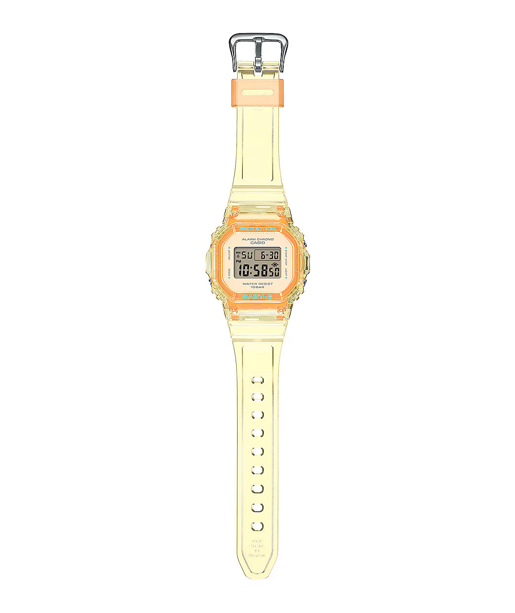 G-Shock Baby-G BGD565SJ-9 Transparent Orange Digital Watch