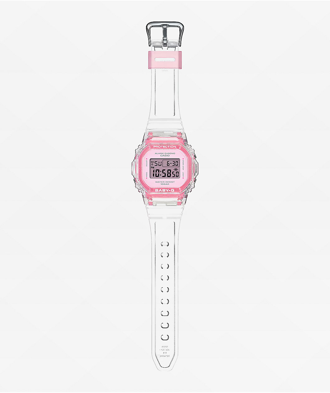 G-Shock Baby-G GD565SJ-7 Transparent Pink Digital Watch