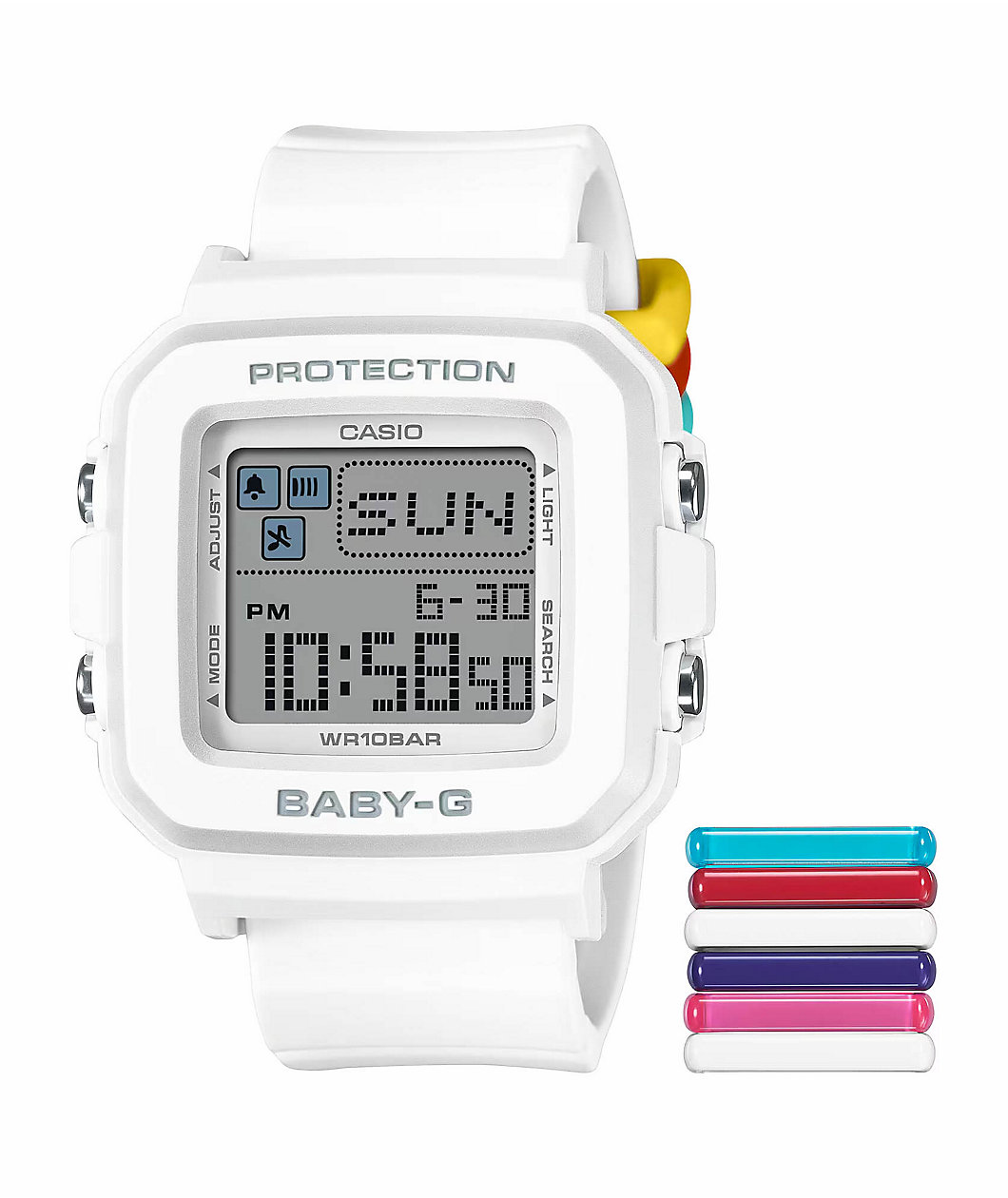 G-Shock Baby-G PLUS BGD10L-7 White Digital Watch