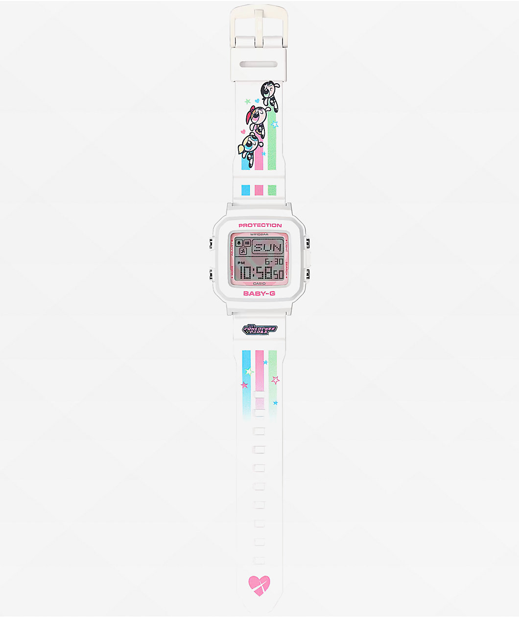 G-Shock Baby-G x The Powerpuff Girls BGD10KPP-7 White Digital Watch