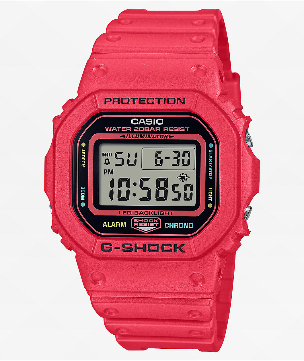 G-Shock DW5600EP-4 Red Digital Watch