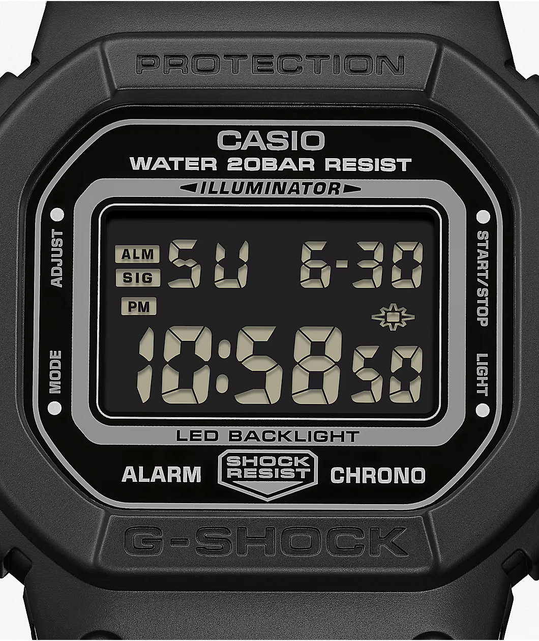 G-Shock DW5600MNC-1 Square Black & Grey Digital Watch