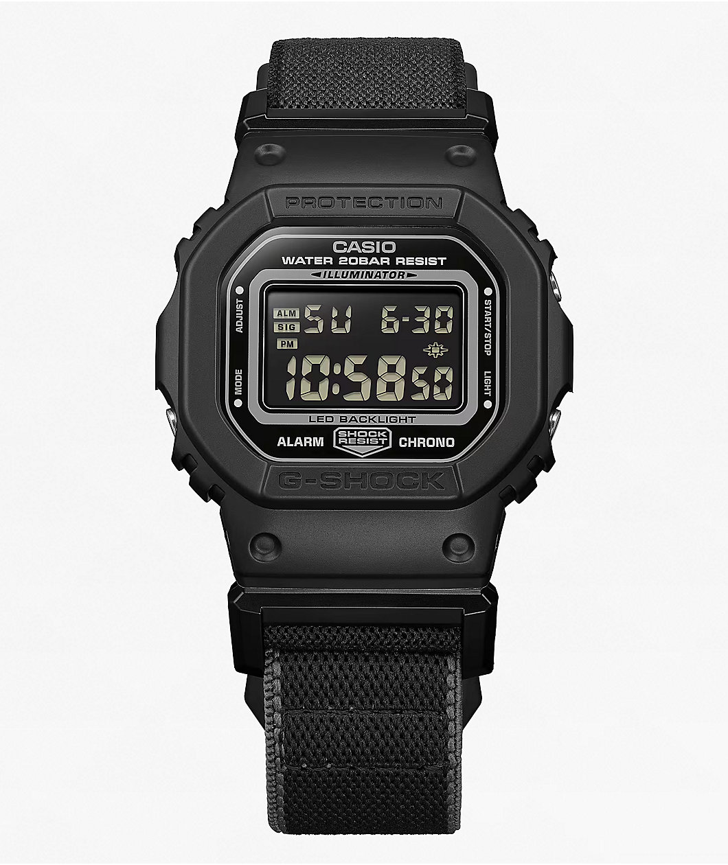 G-Shock DW5600MNC-1 Square Black & Grey Digital Watch