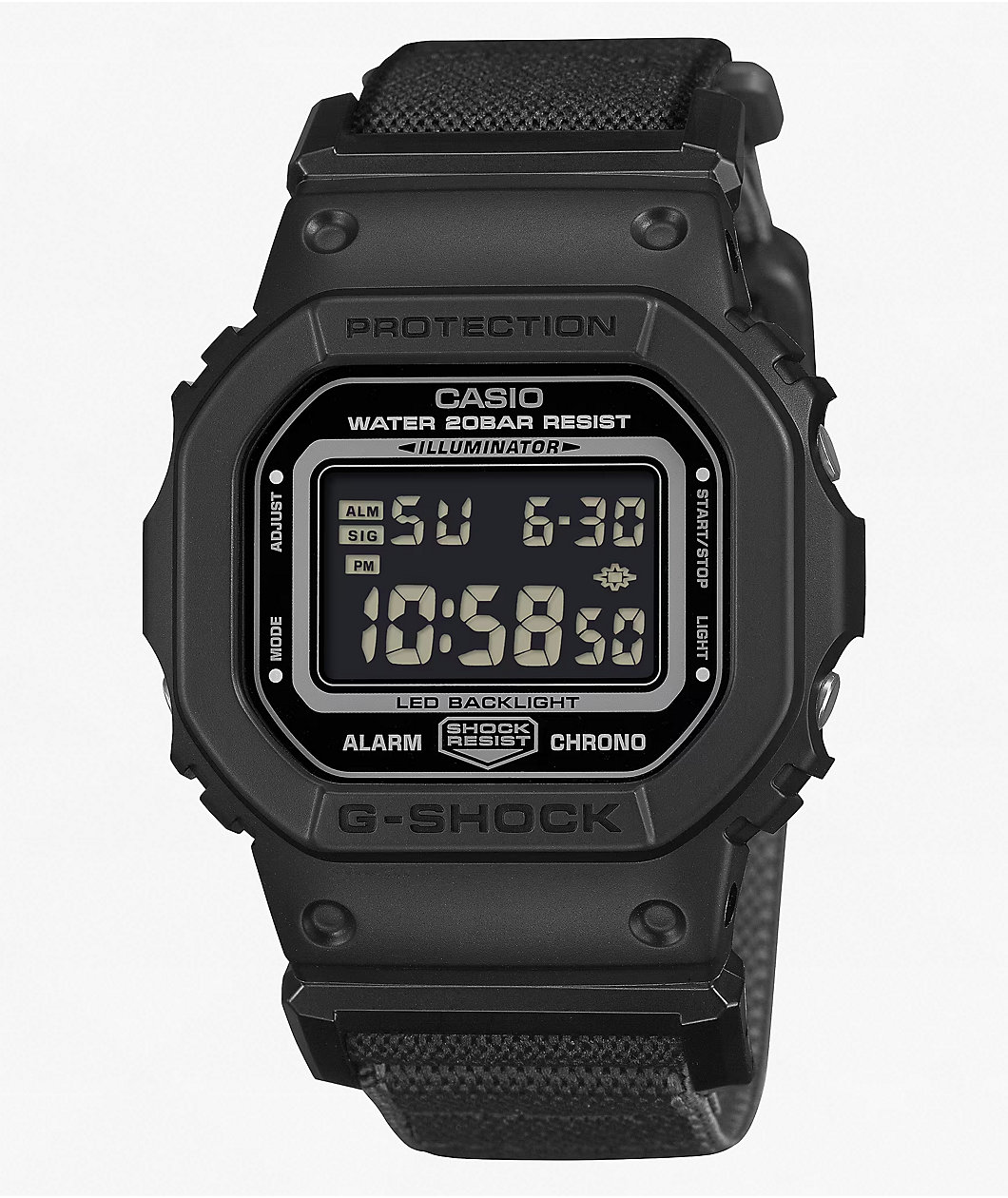 G-Shock DW5600MNC-1 Square Black & Grey Digital Watch