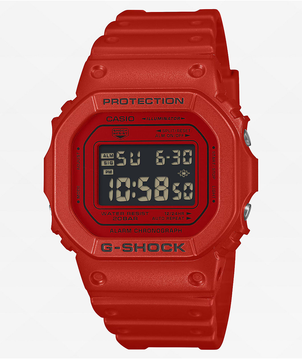 G-Shock DW5600RRB-4 Red Digital Watch