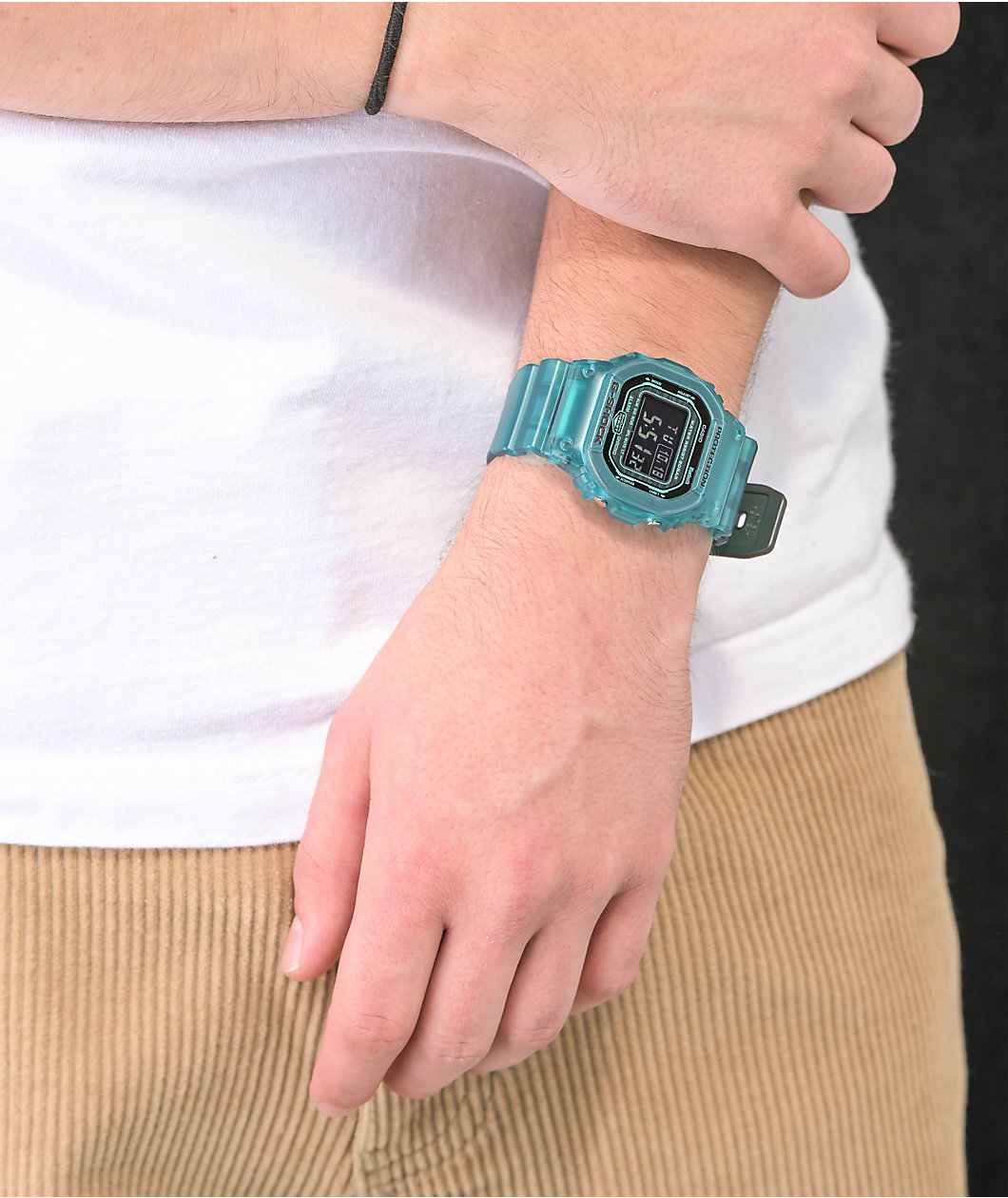 G-Shock DWB5600G-2 Transparent Blue Bluetooth Digital Watch
