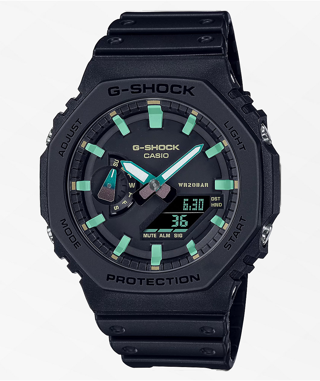 G-Shock GA-2100RC-1ACR Black & Rust Watch