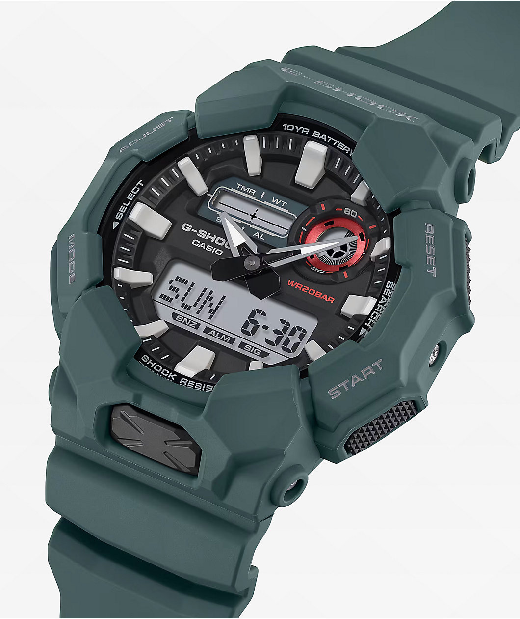 G-Shock GA010-2A Green Analog & Digital Watch