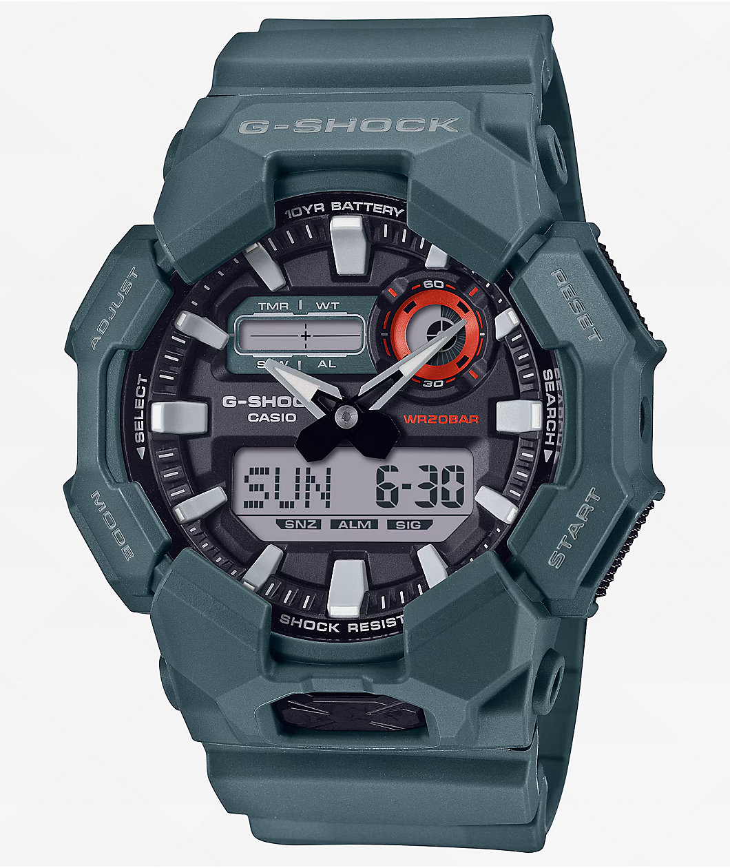 G-Shock GA010-2A Green Analog & Digital Watch