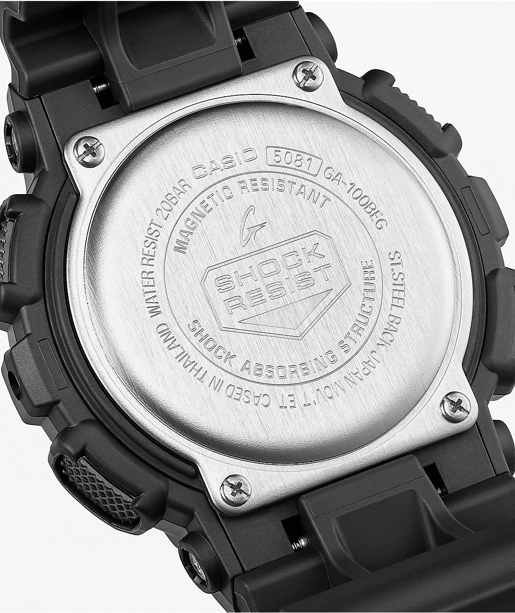 G-Shock GA100BEG-1A Black & Electro Green Analog & Digital Watch