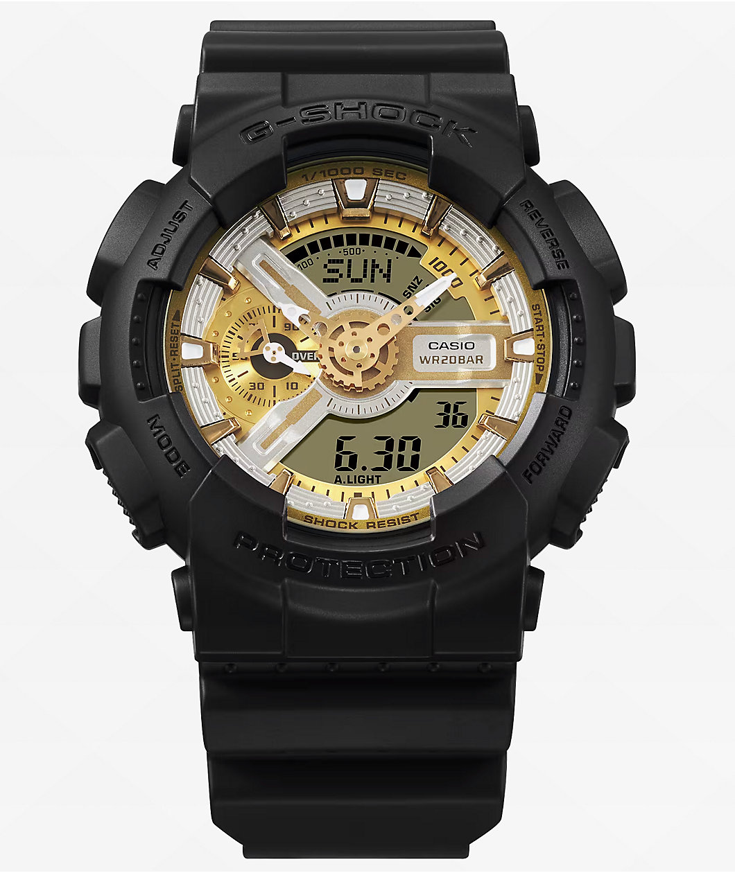 G-Shock GA110CD-1A9 Black & Gold Analog Watch