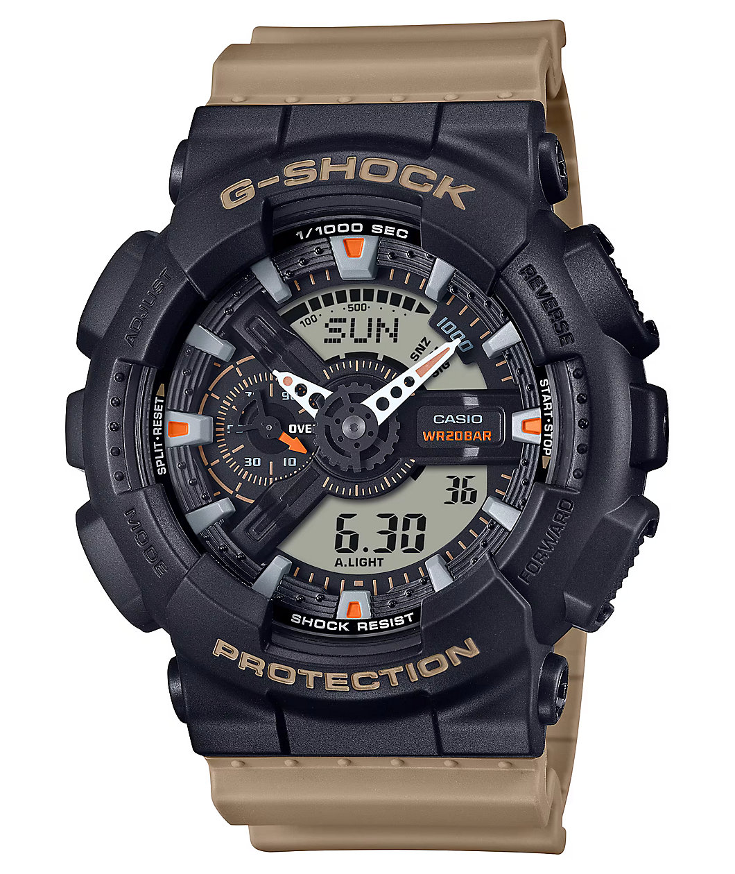 G-Shock GA110TU-1A5 Tan & Black Analog & Digital Watch