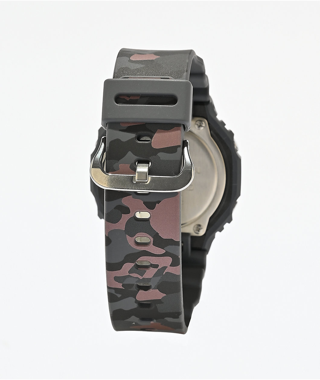 G-Shock GA2100CM-8A Black & Red Camo Analog & Digital Watch