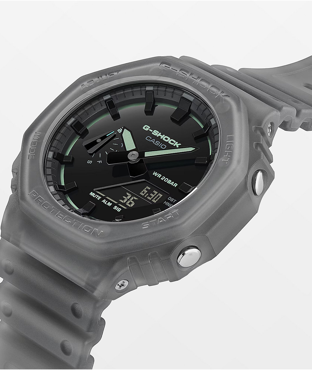 G-Shock GA2100K-1ACR Grey Smoke Analog & Digital Watch