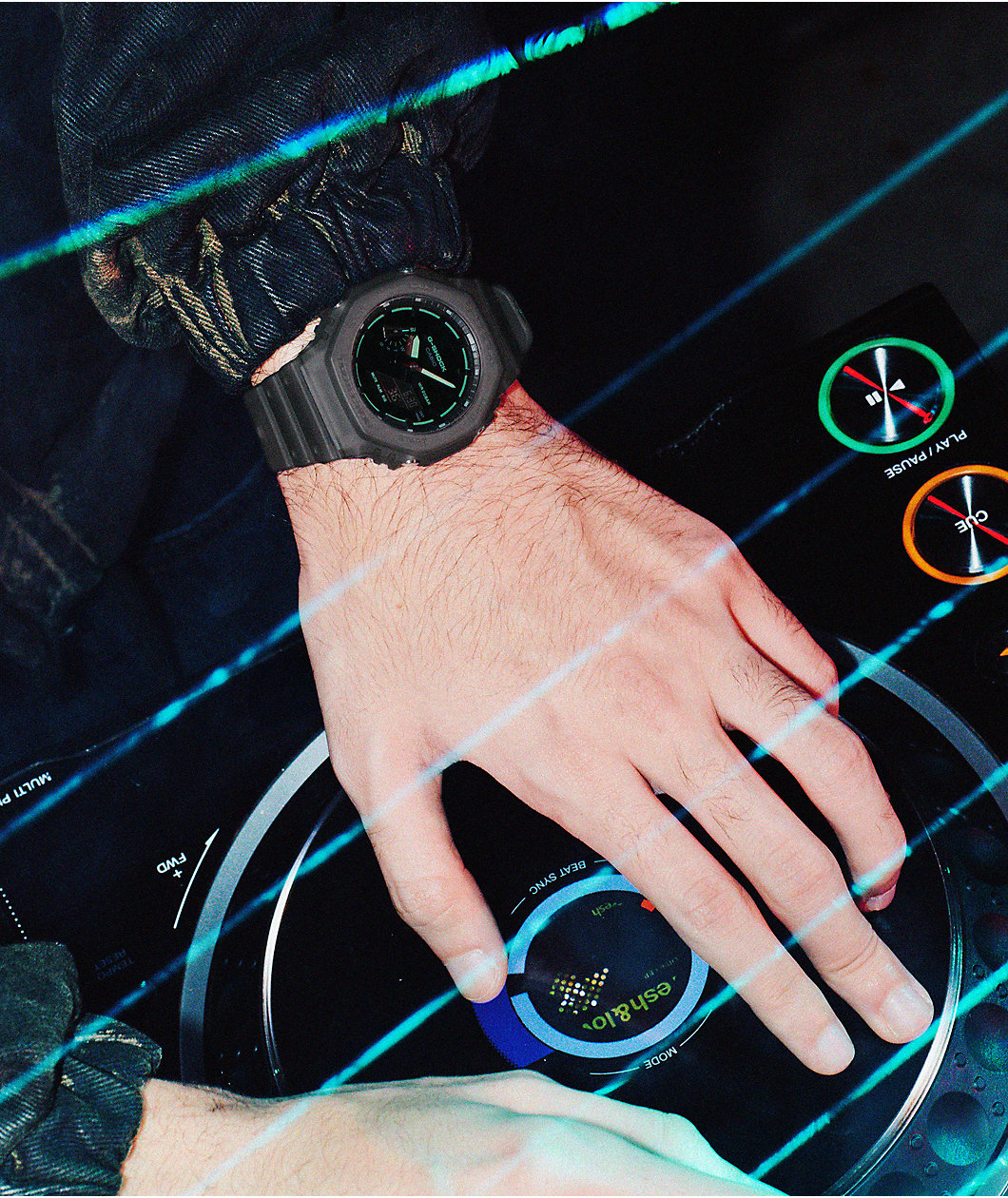 G-Shock GA2100K-1ACR Grey Smoke Analog & Digital Watch