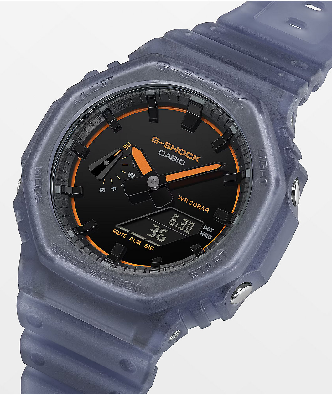 G-Shock GA2100K-2ACR Blue Smoke Analog & Digital Watch