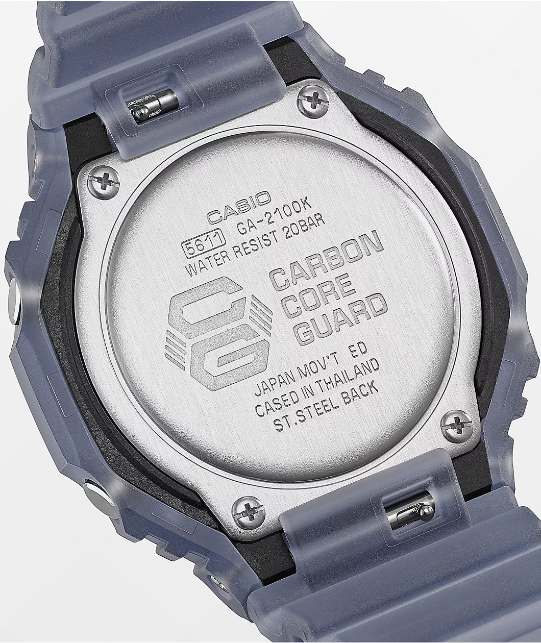 G-Shock GA2100K-2ACR Blue Smoke Analog & Digital Watch