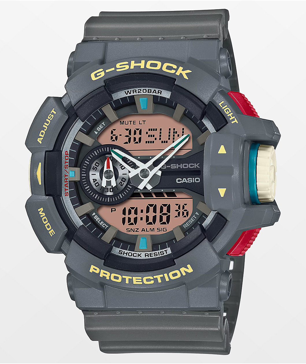 G-Shock GA400PC-8A Grey & Multi Analog Watch
