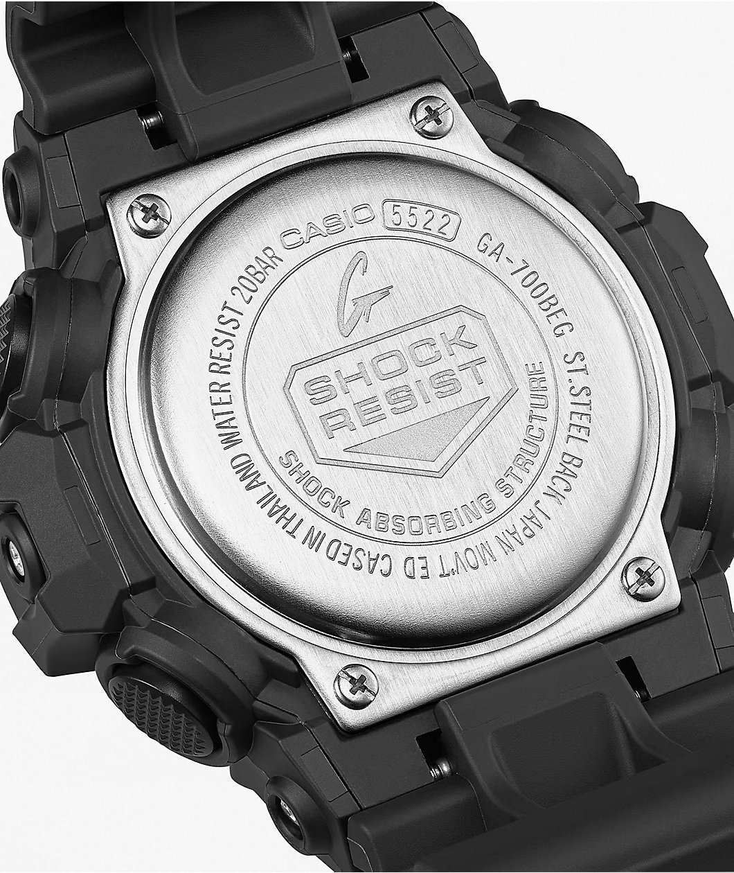 G-Shock GA700BEG-1A Black & Electro Green Analog & Digital Watch