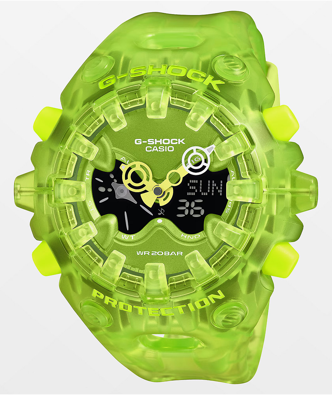 G-Shock GAV01SKE-3A Crystal Green Analog & Digital Watch