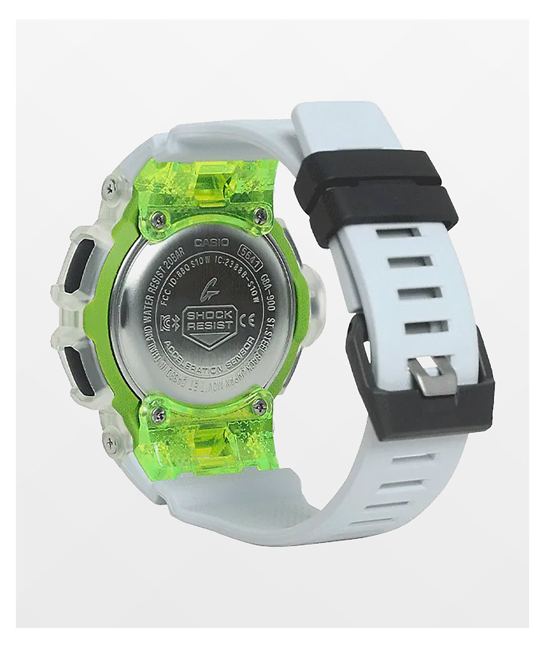 G-Shock GBA900 White & Green Watch