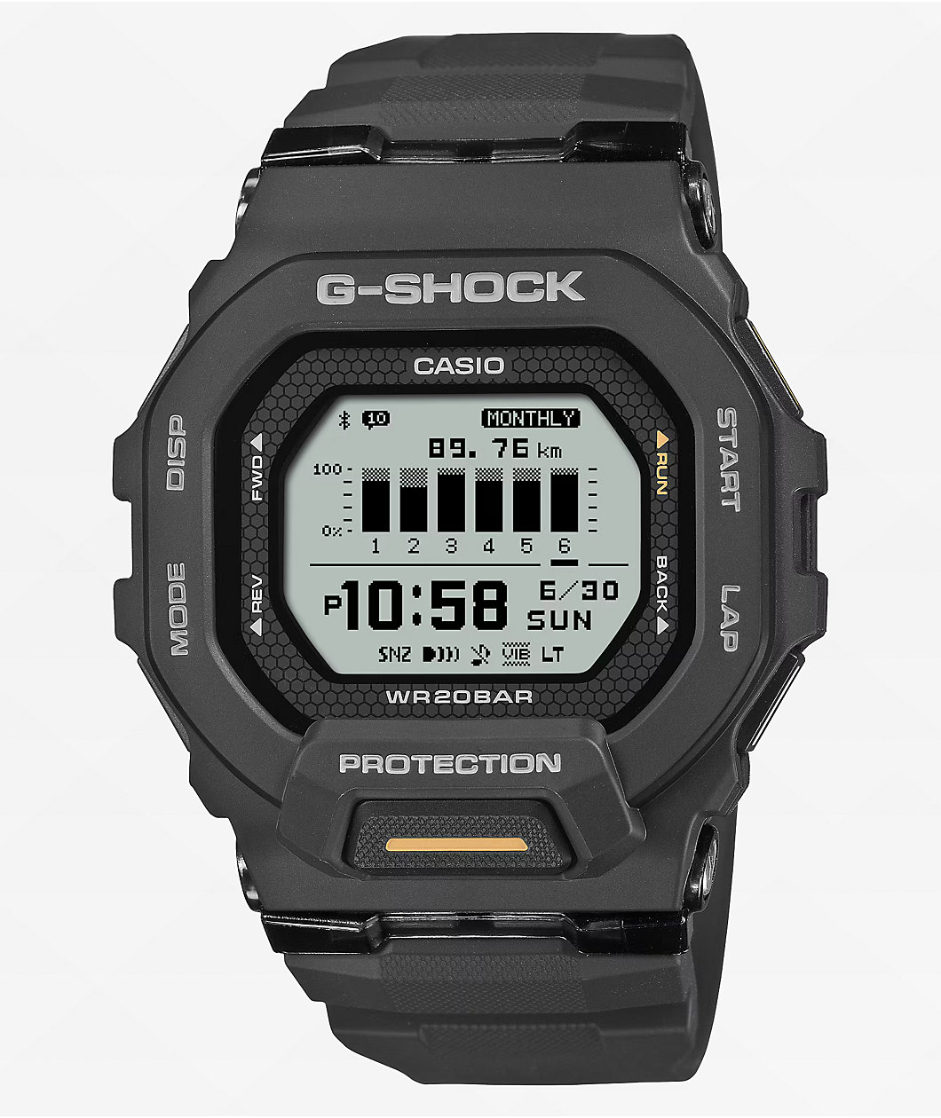 G-Shock GBD200-1A1 Black Digital Watch