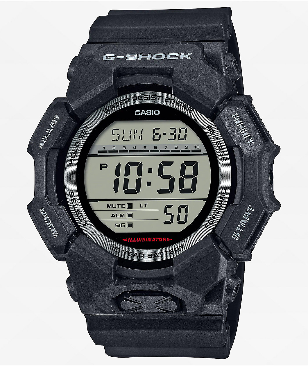 G-Shock GD010-1 Black Digital Watch