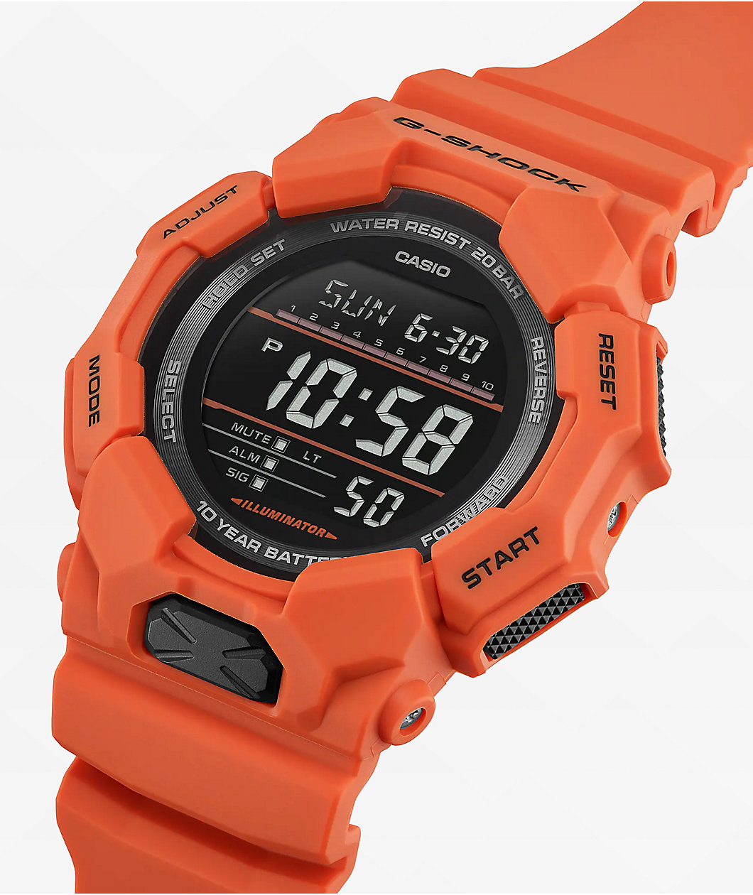 G-Shock GD010-4 Orange & Black Digital Watch