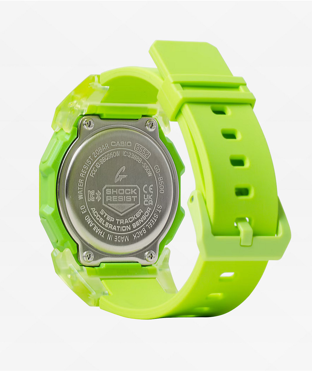 G-Shock GDB500S-3 Green Bluetooth Digital Watch