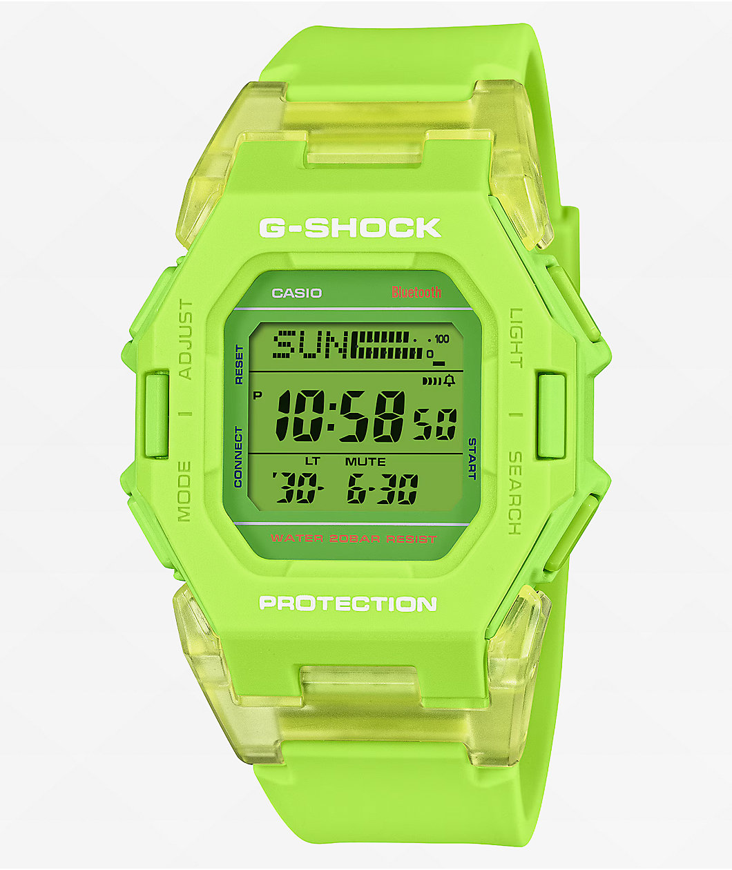 G-Shock GDB500S-3 Green Bluetooth Digital Watch