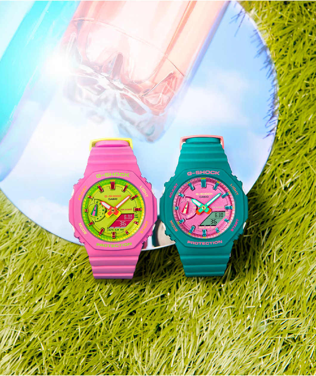 G-Shock GMA-S2100BS-3ACR Blue & Pink Analog Watch
