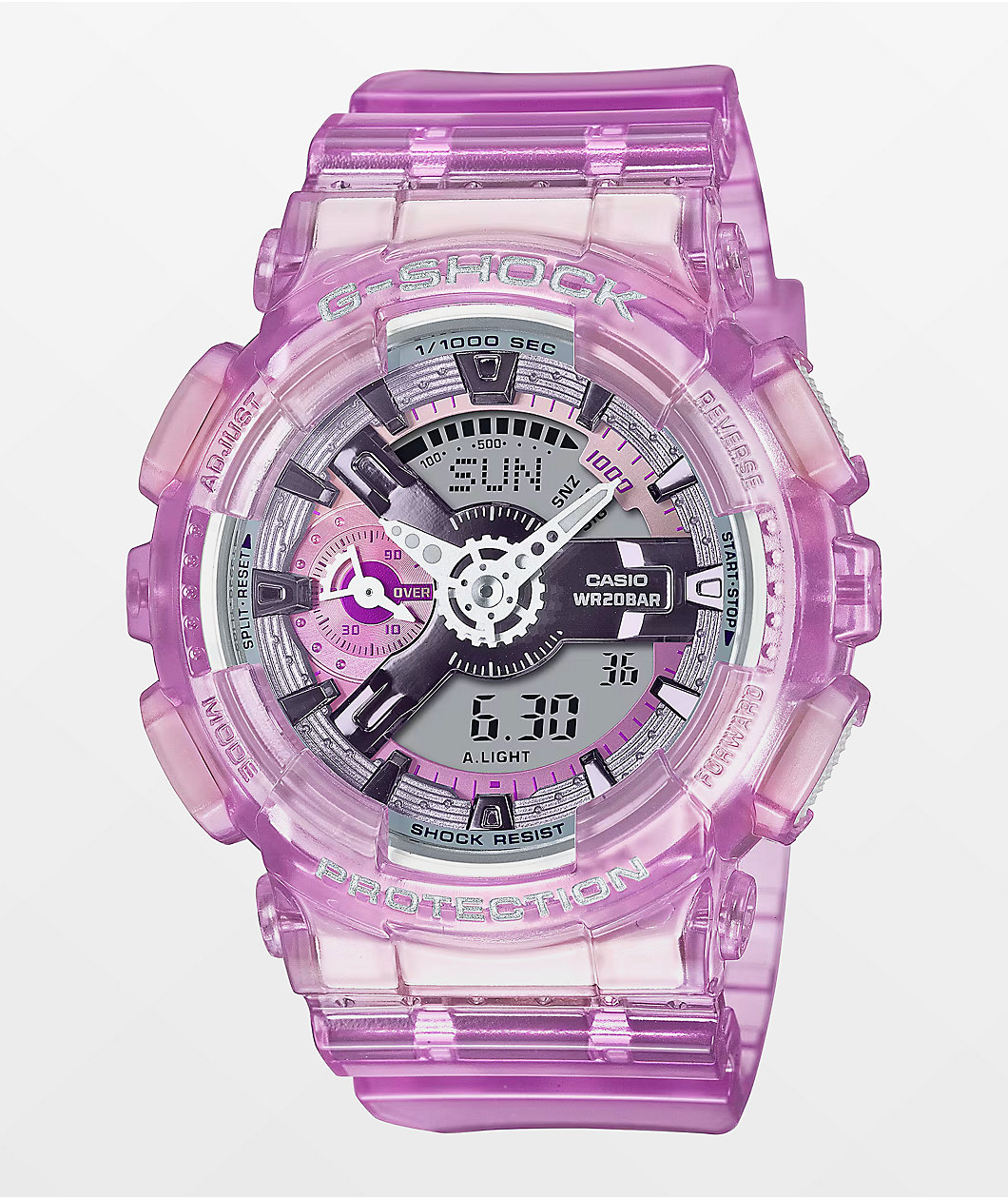 G-Shock GMAS110VW-4A Transparent & Pink Analog Watch