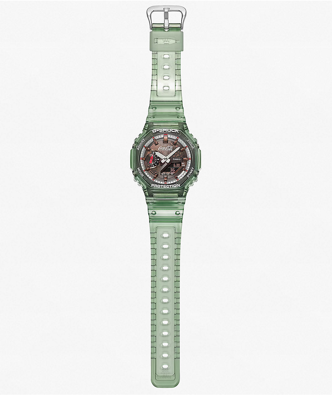 G-Shock x Coca-Cola GA2100CC-3A Bottle Green & Brown Analog & Digital Watch