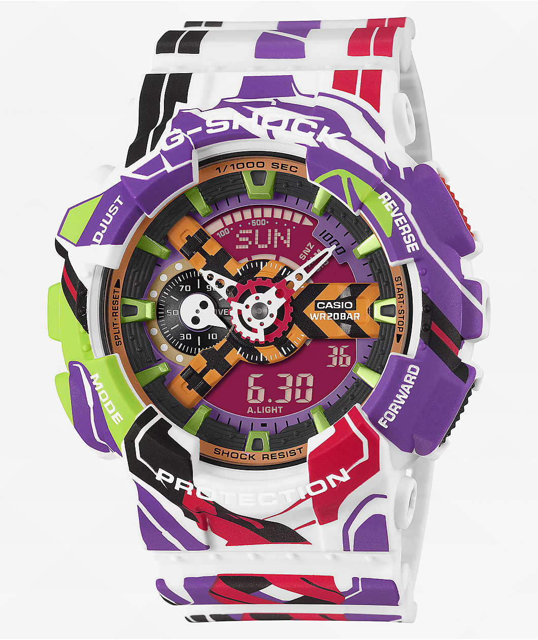 G-Shock x EVANGELION GA110EVA30-7A Analog & Digital Watch