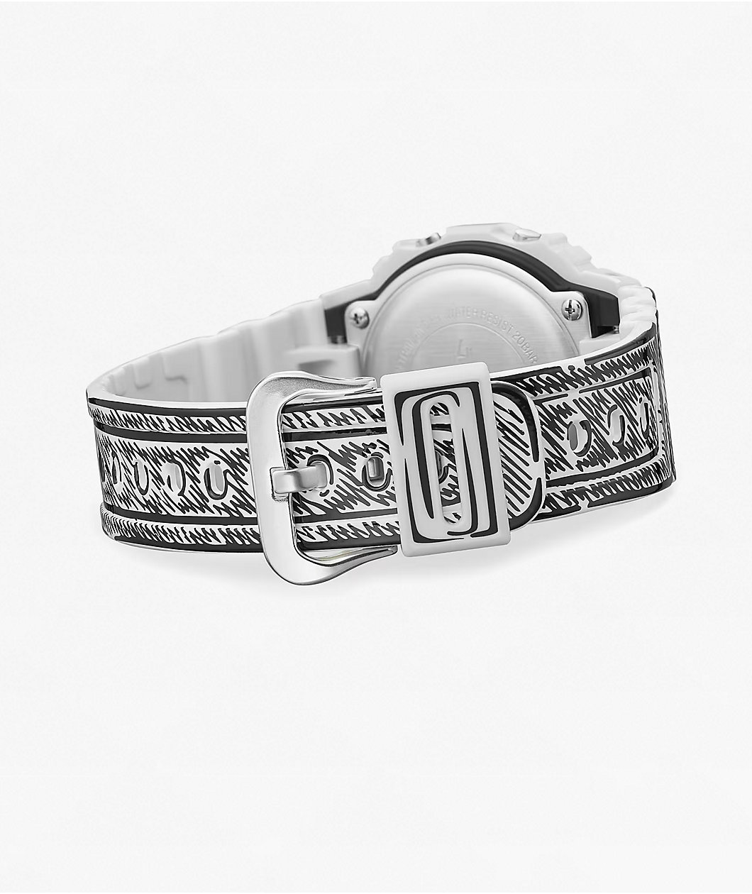 G-Shock x Joshua Vides DW5600JV-7CR White Digital Watch