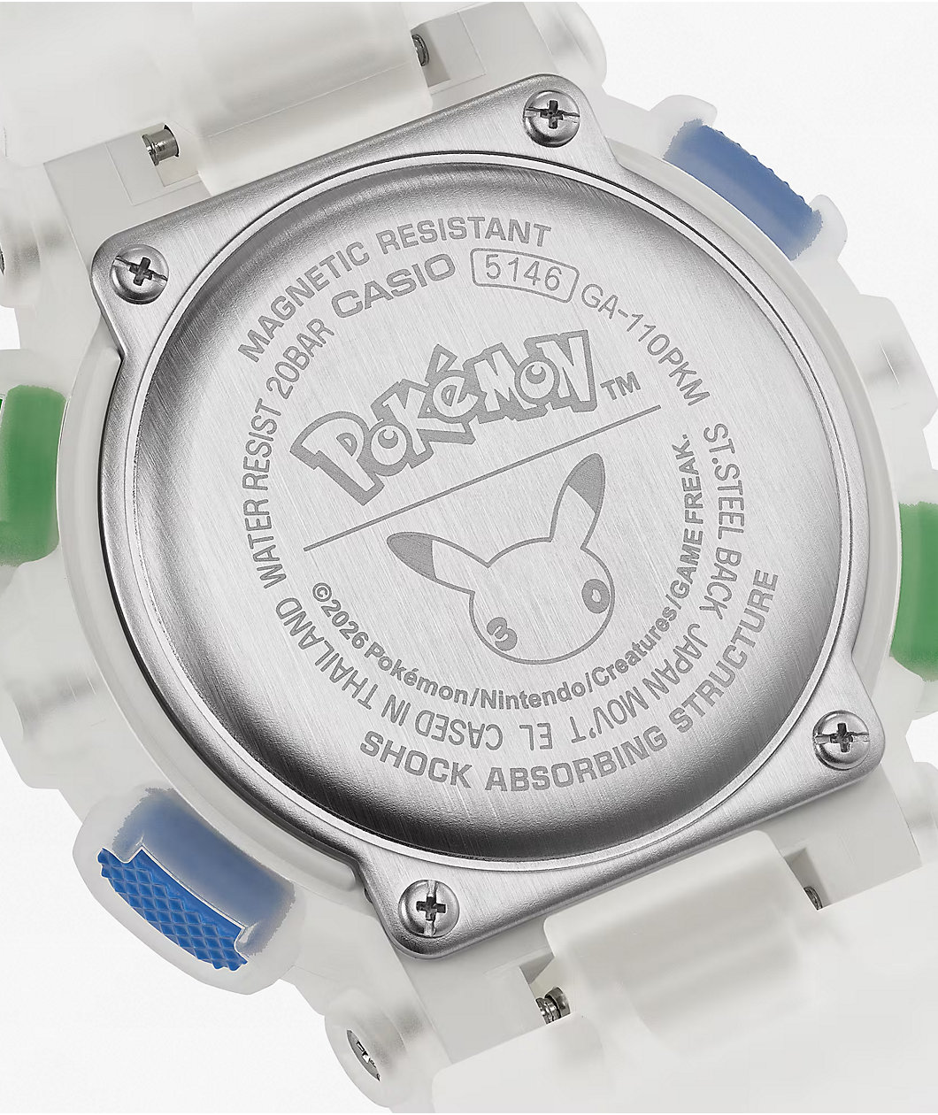 G-Shock x Pokémon GA110PKM-7A Analog & Digital Watch