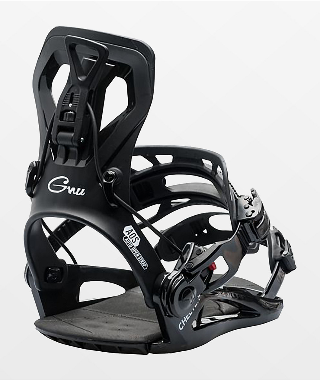 GNU Cheeter Black Snowboard Bindings