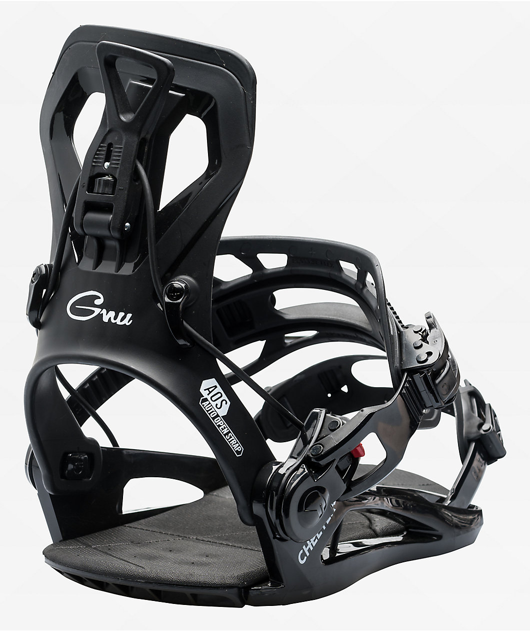 GNU Cheeter Black Snowboard Bindings 2026