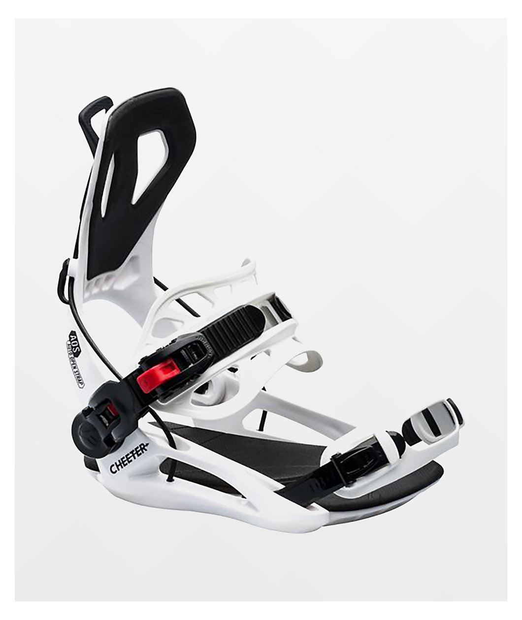 GNU Cheeter White Snowboard Bindings